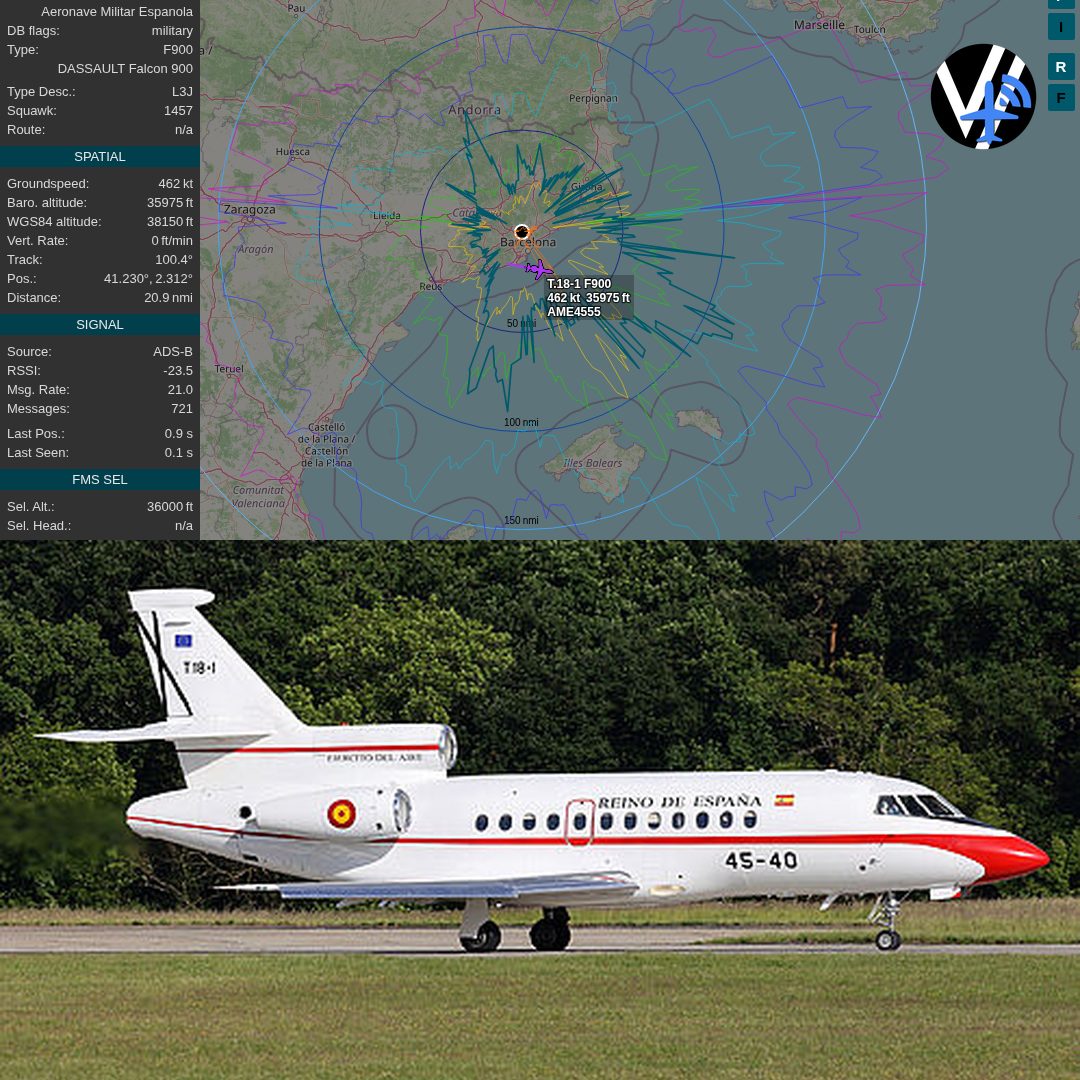 ⚡ Military aircraft at LEBL