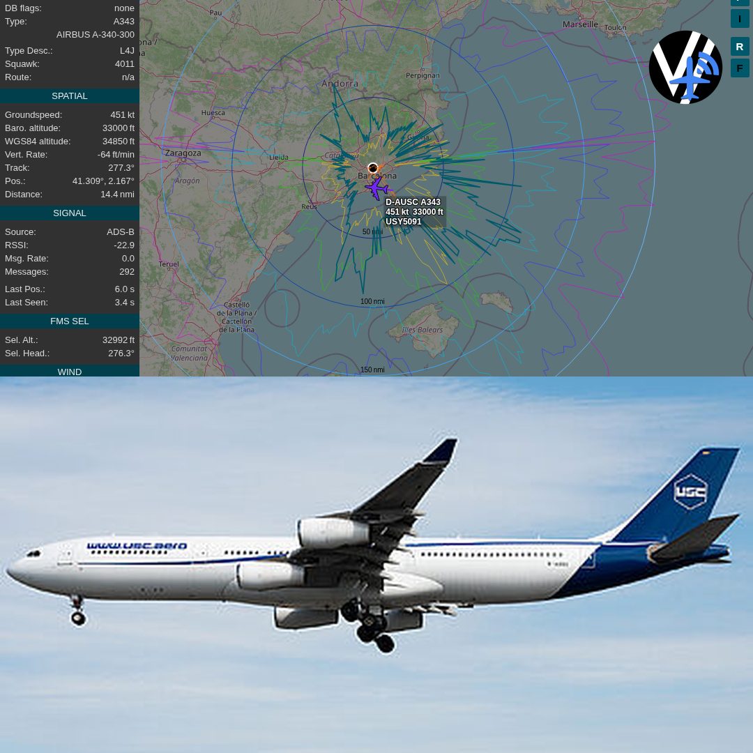 ✈️ The scope just went interesting over Barcelona